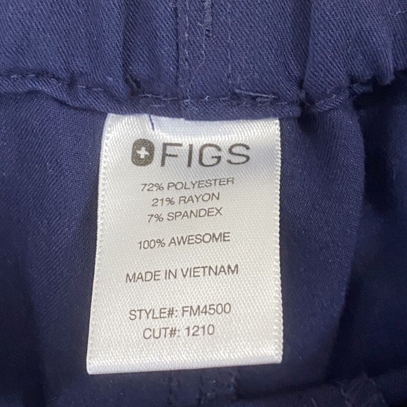 Figs Pisco Basic Scrub Pants Men's Blue Medium FM4500 - Picture 8 of 11